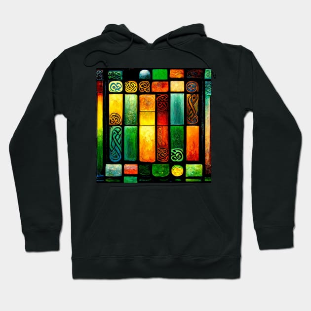 Celtic Stained Glass Hoodie by DuncanStar